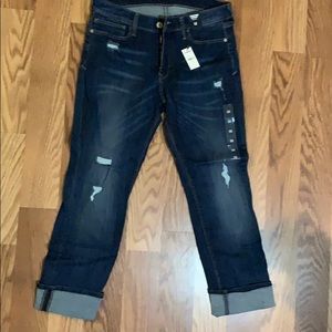 Express women’s cropped skinny jeans. Size 12